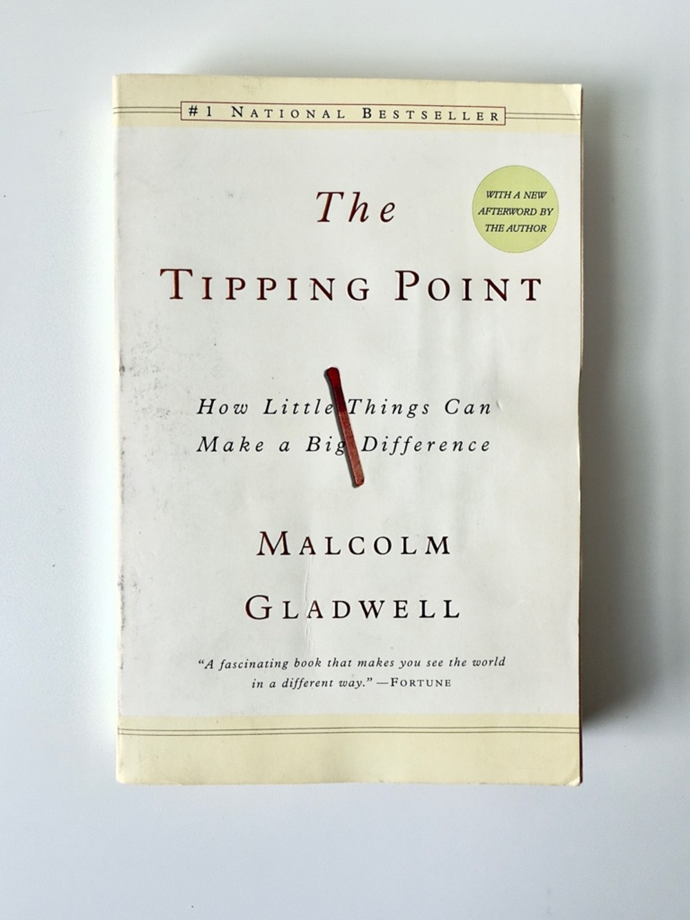 The Tipping Point by Malcolm Gladwell Paperback Nonfiction Bestseller Booktok